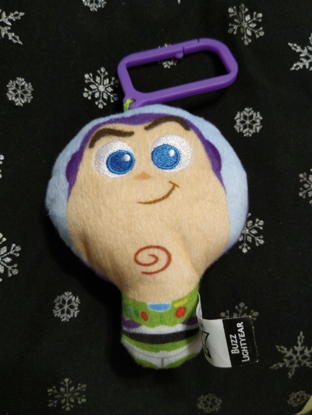Disney Pixar Buzz Lightyear #1 Plush Keychain Clip